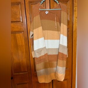 Freshman Multicolor Striped Cardigan